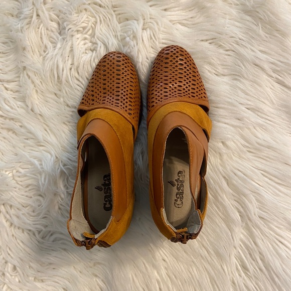 CASTA Stylish Mustard Ankle Boots for Women size 38 (7.5) BNWOT - Picture 13 of 13